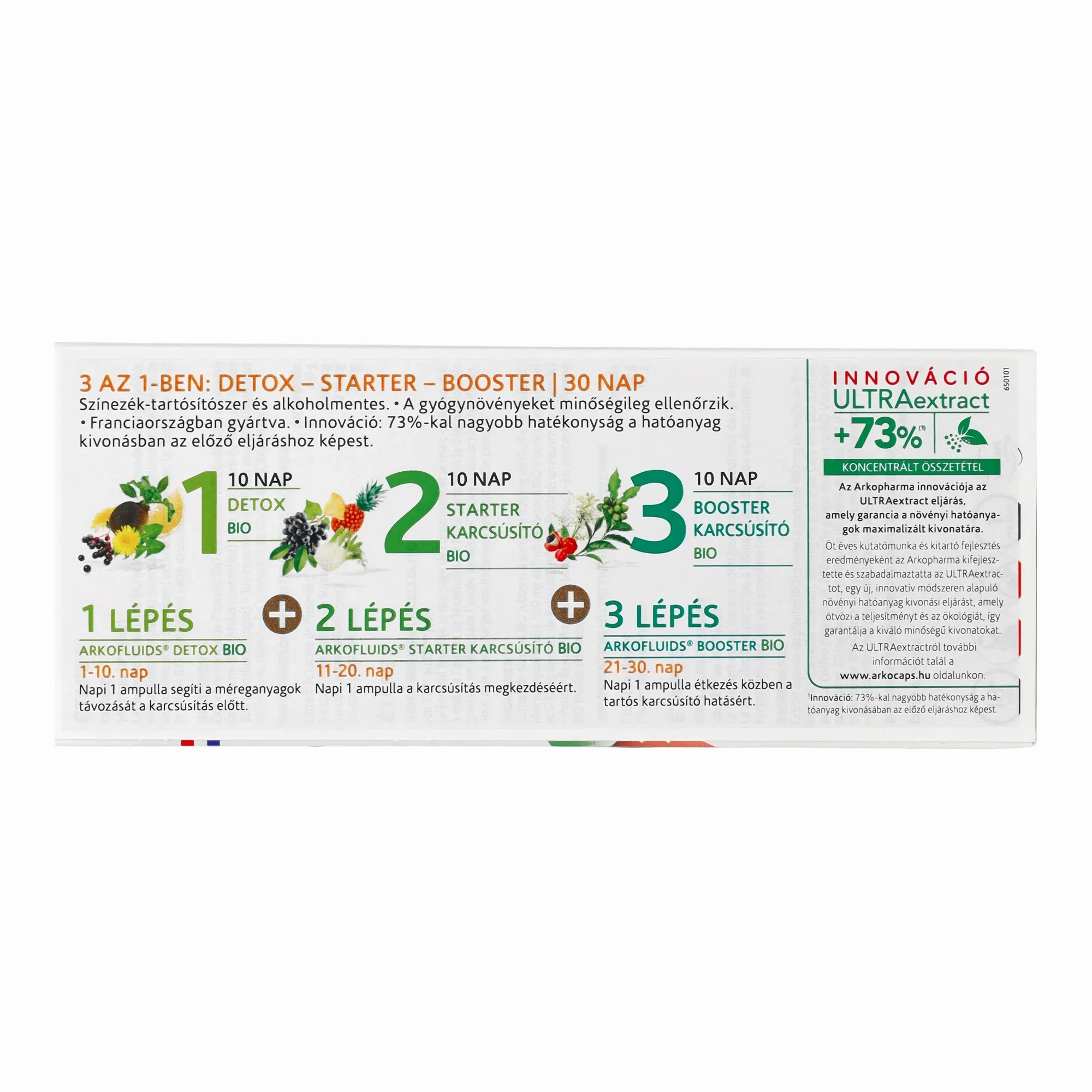 Arkofluids Bio Karcsúsító program 30db ampulla