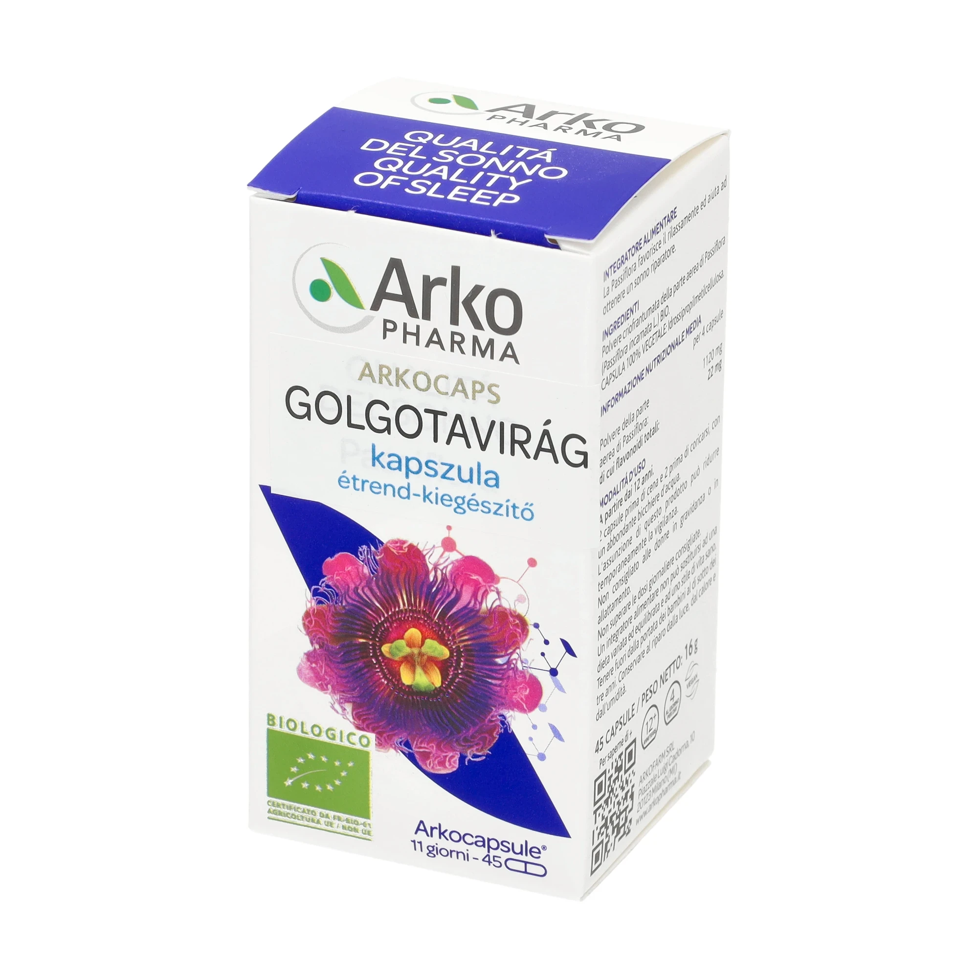 Arkocaps BIO Golgotavirág kapszula 45db