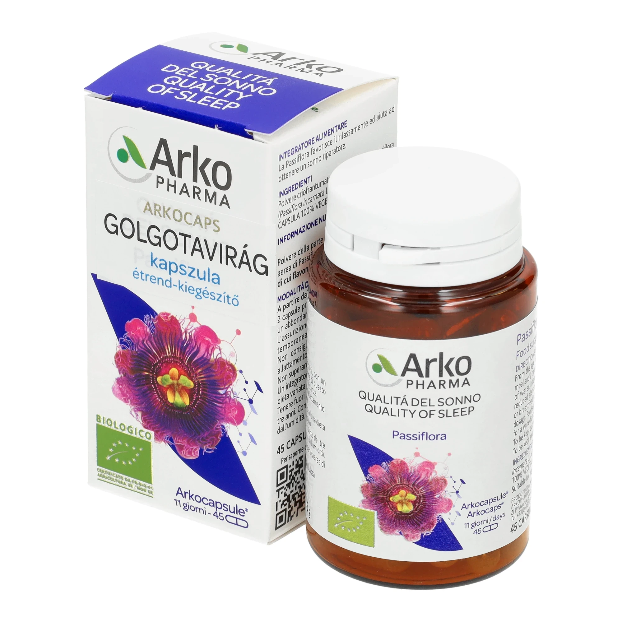 Arkocaps BIO Golgotavirág kapszula 45db