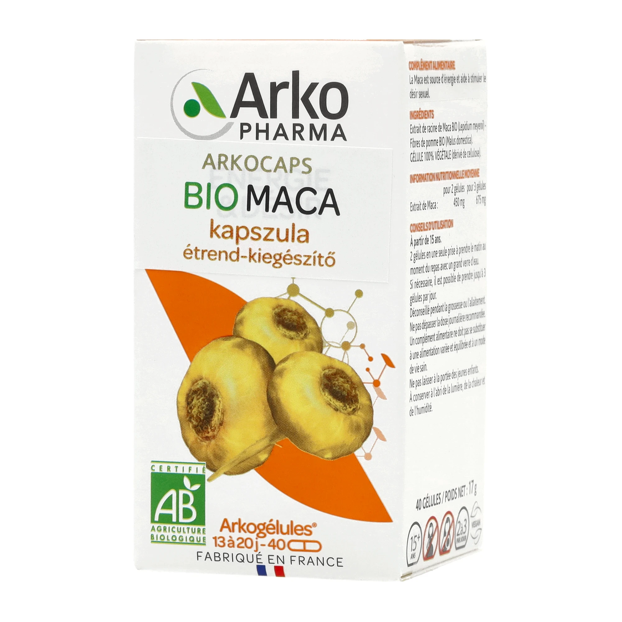 Arkocaps Bio Maca kapszula 40 db