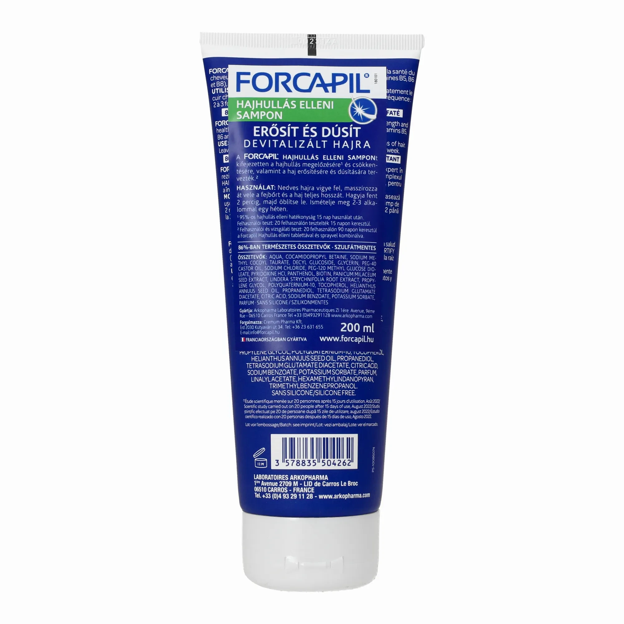 Forcapil Hajhullás elleni sampon 200ml