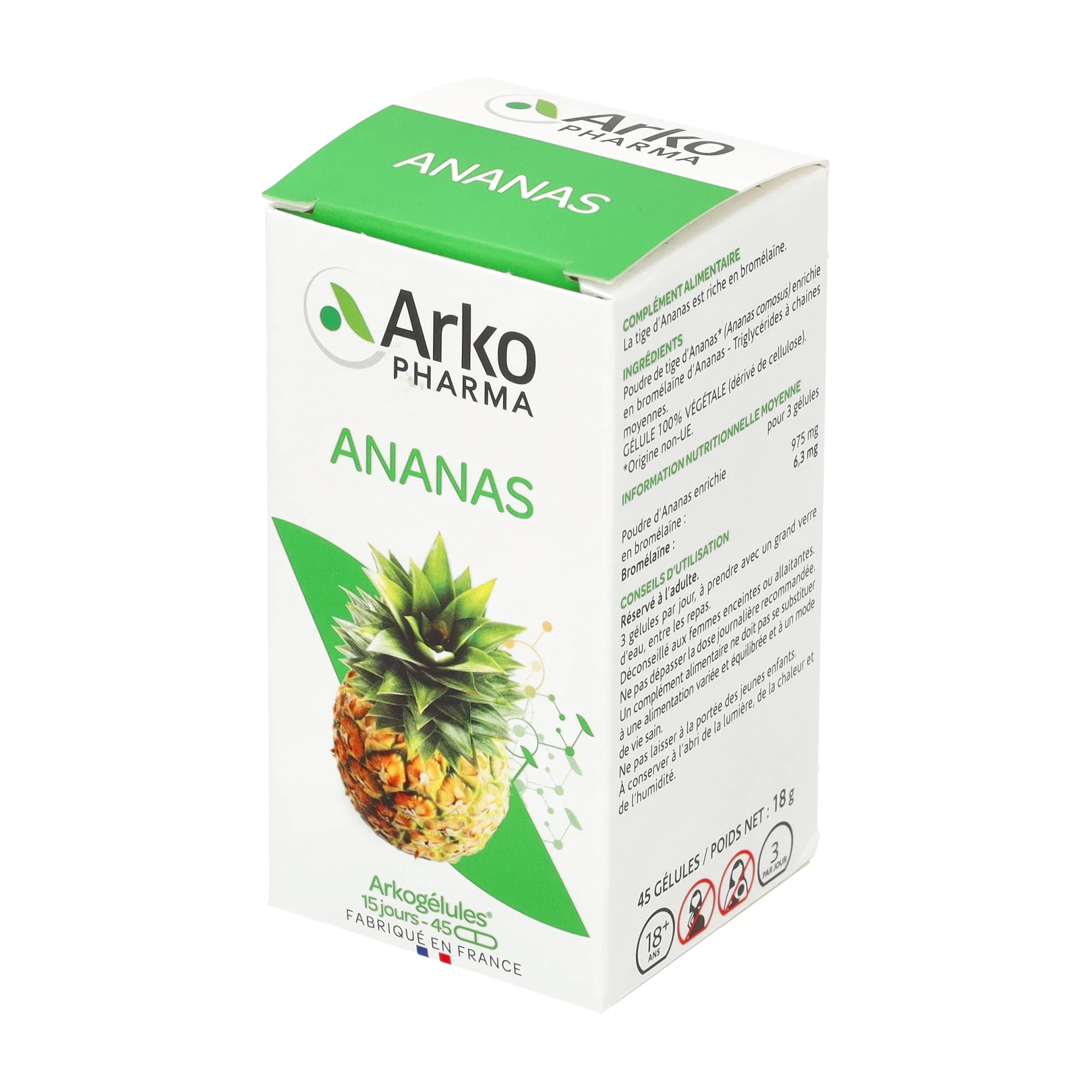 Arkocaps Ananász kapszula 45db