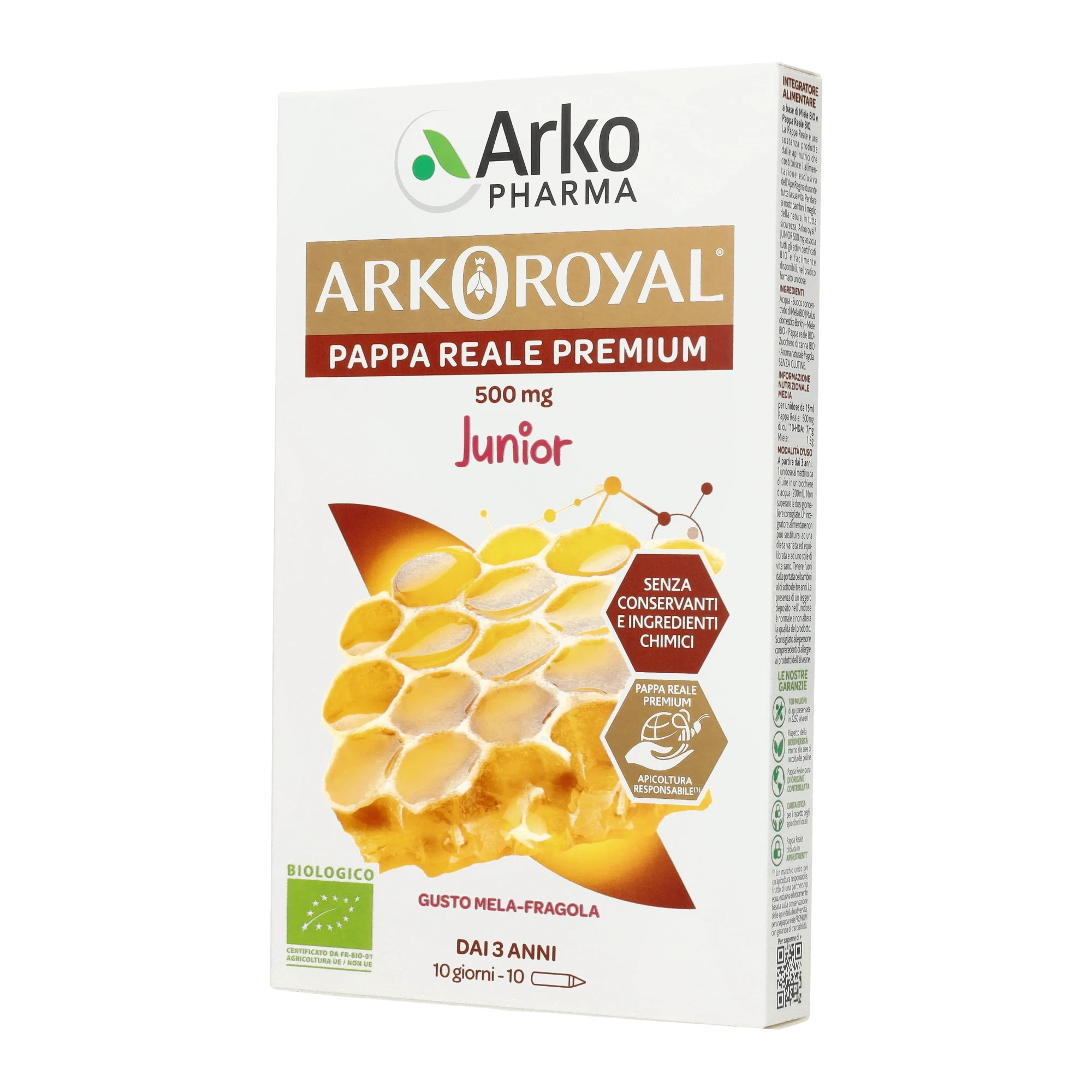 Arkoroyal Bio Junior Méhpempő ampulla 500mg 10 x 15ml