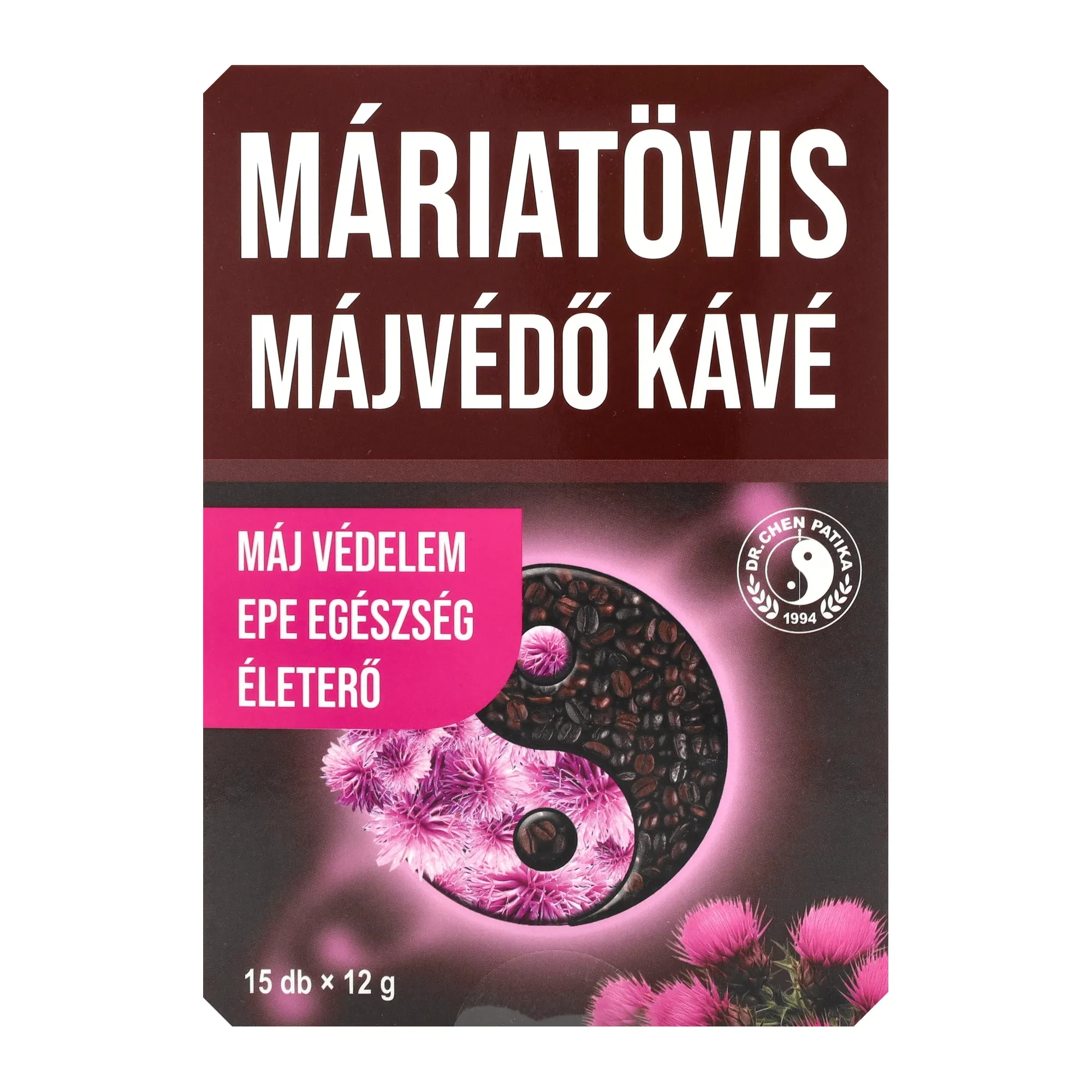 Dr. Chen Máriatövis Májvédő Kávé 15 x 12 g