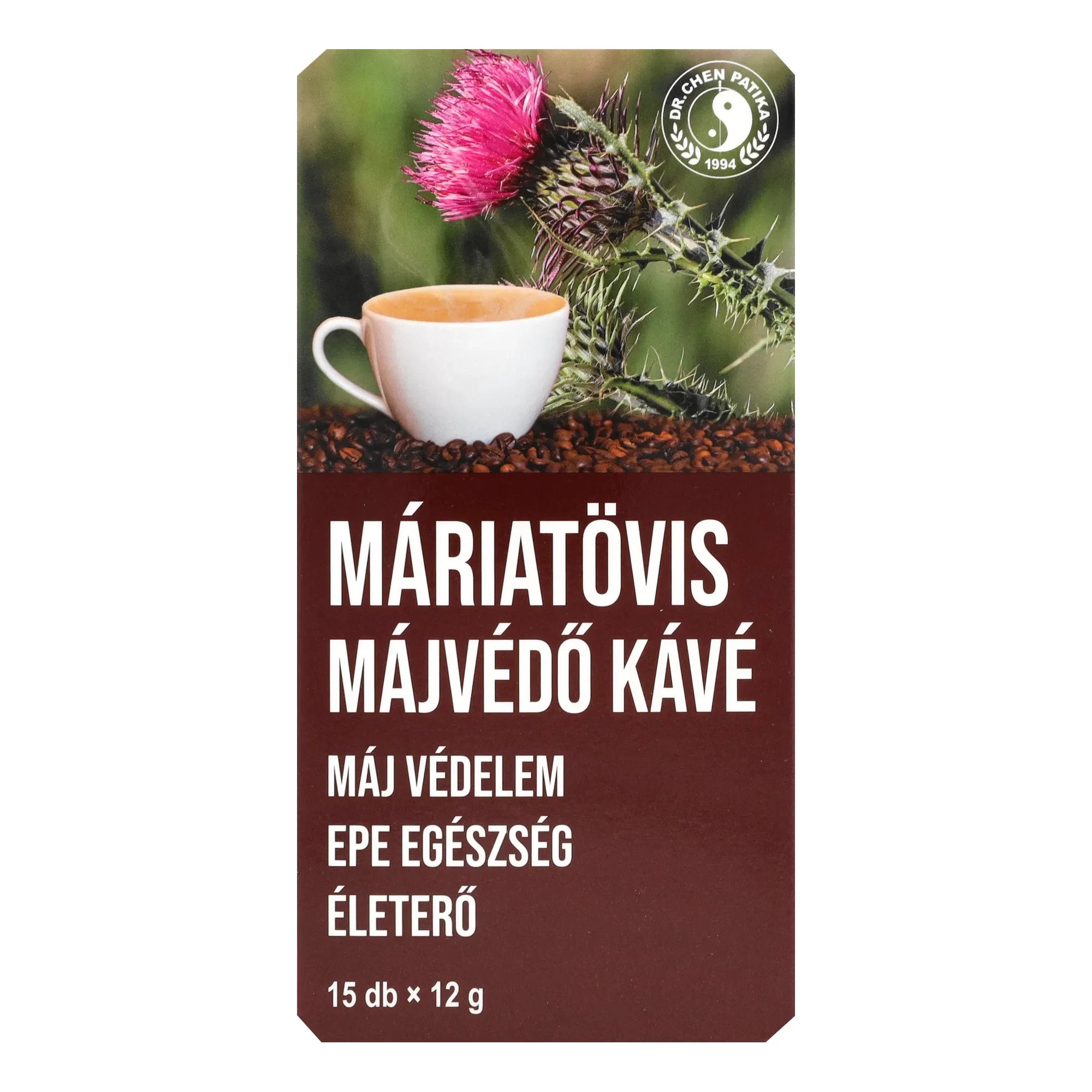 Dr. Chen Máriatövis Májvédő Kávé 15 x 12 g