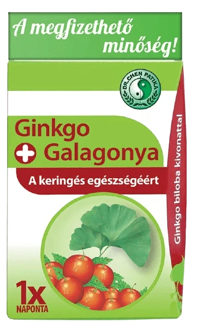 Dr. Chen Ginkgo galagonya kapszula C-vitaminnal 30 db