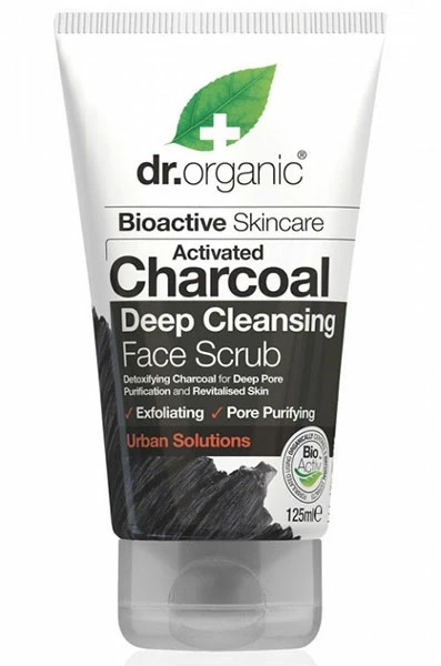Dr.Org. Mélytiszító arcradír aktív szénnel 125ml