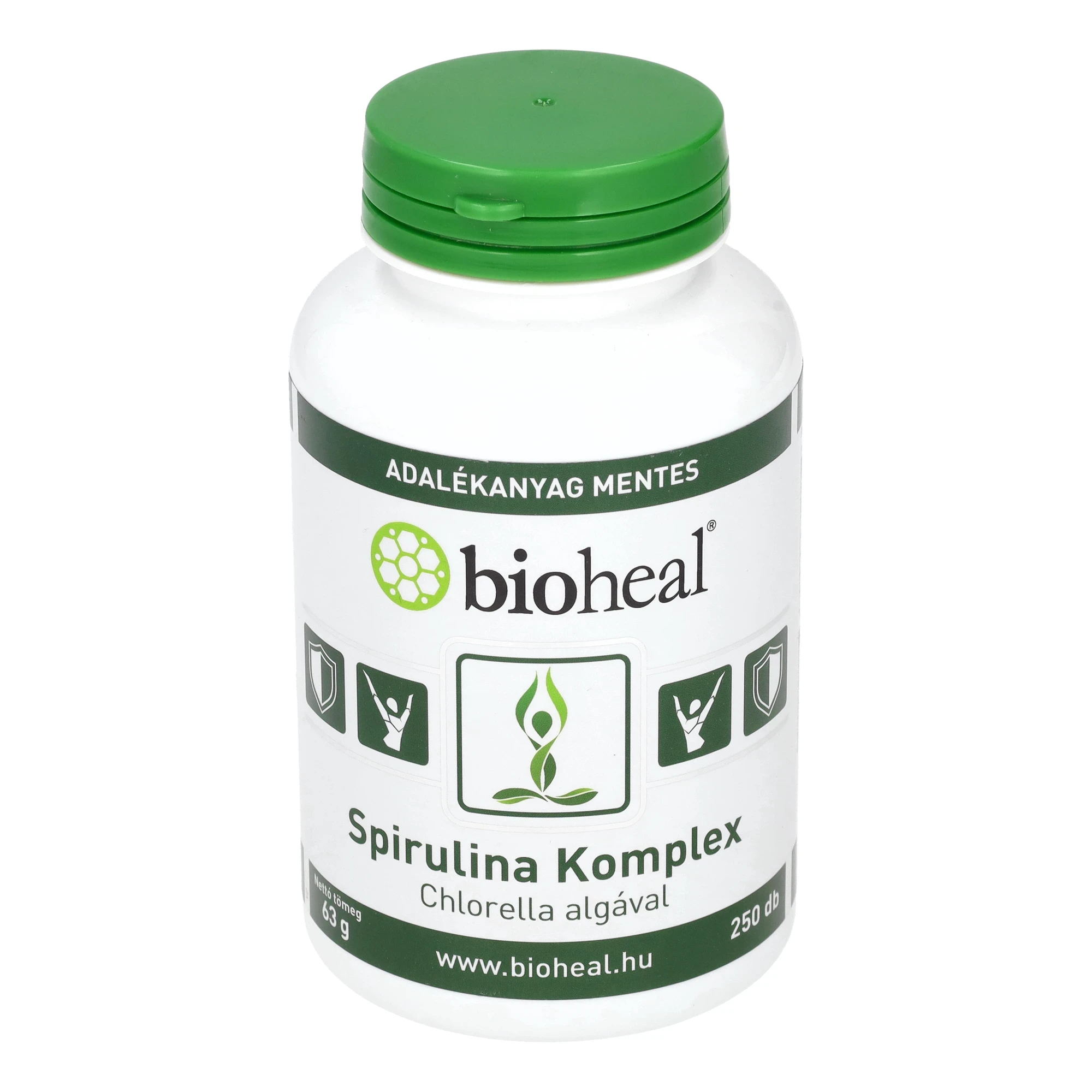Bioheal Spirulina Komplex Chorella Algával 250 db Tabletta