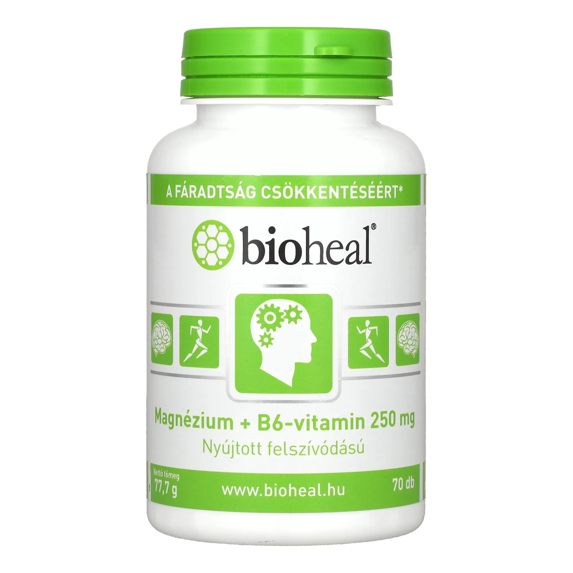 Bioheal Magnézium + B6 vitamin 70db
