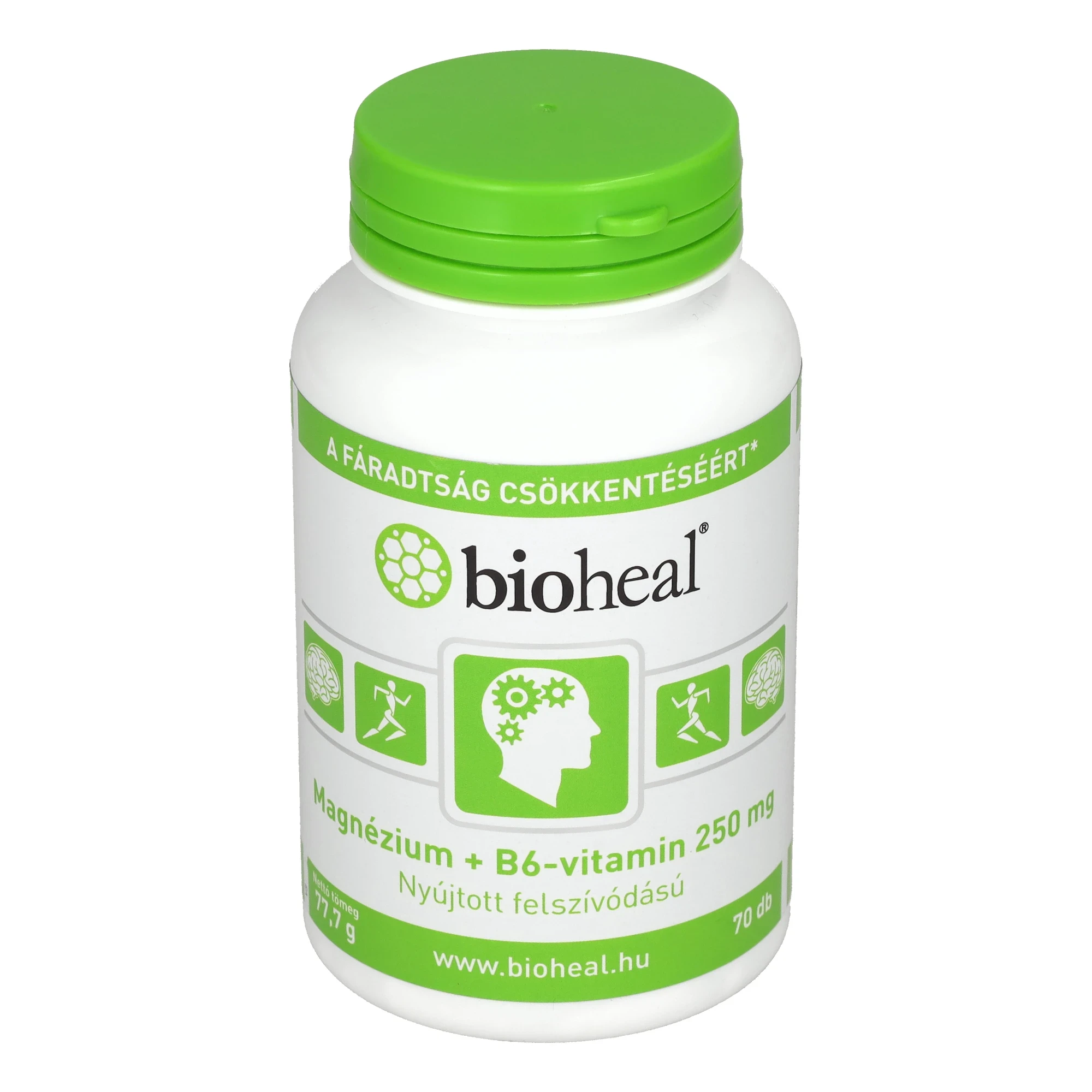 Bioheal Magnézium + B6 vitamin 70db