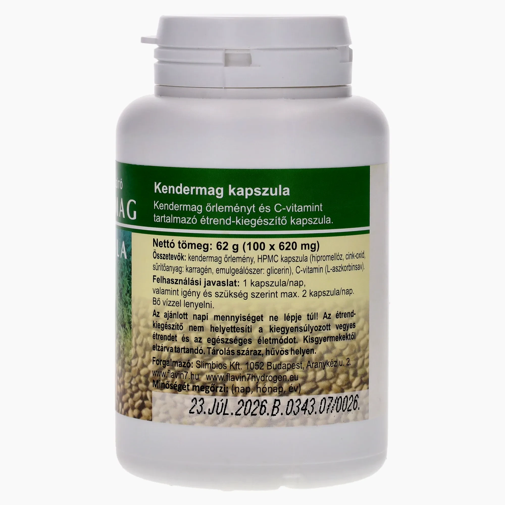 Vita Crystal Kendermag kapszula 100db