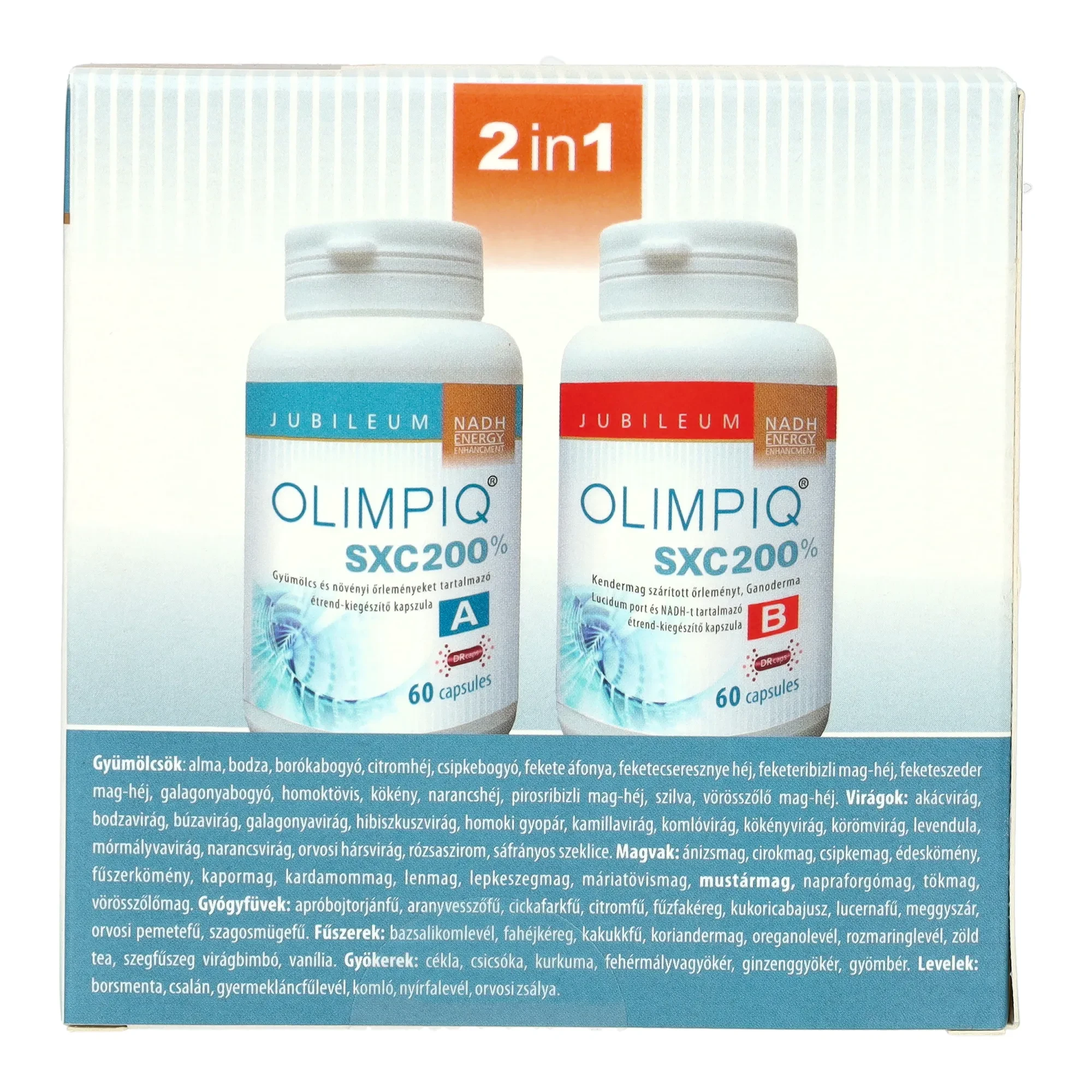 Olympiq SXC Jubileum  200 % A+ B Étrend-kiegészítő Kapszula 2x60 db