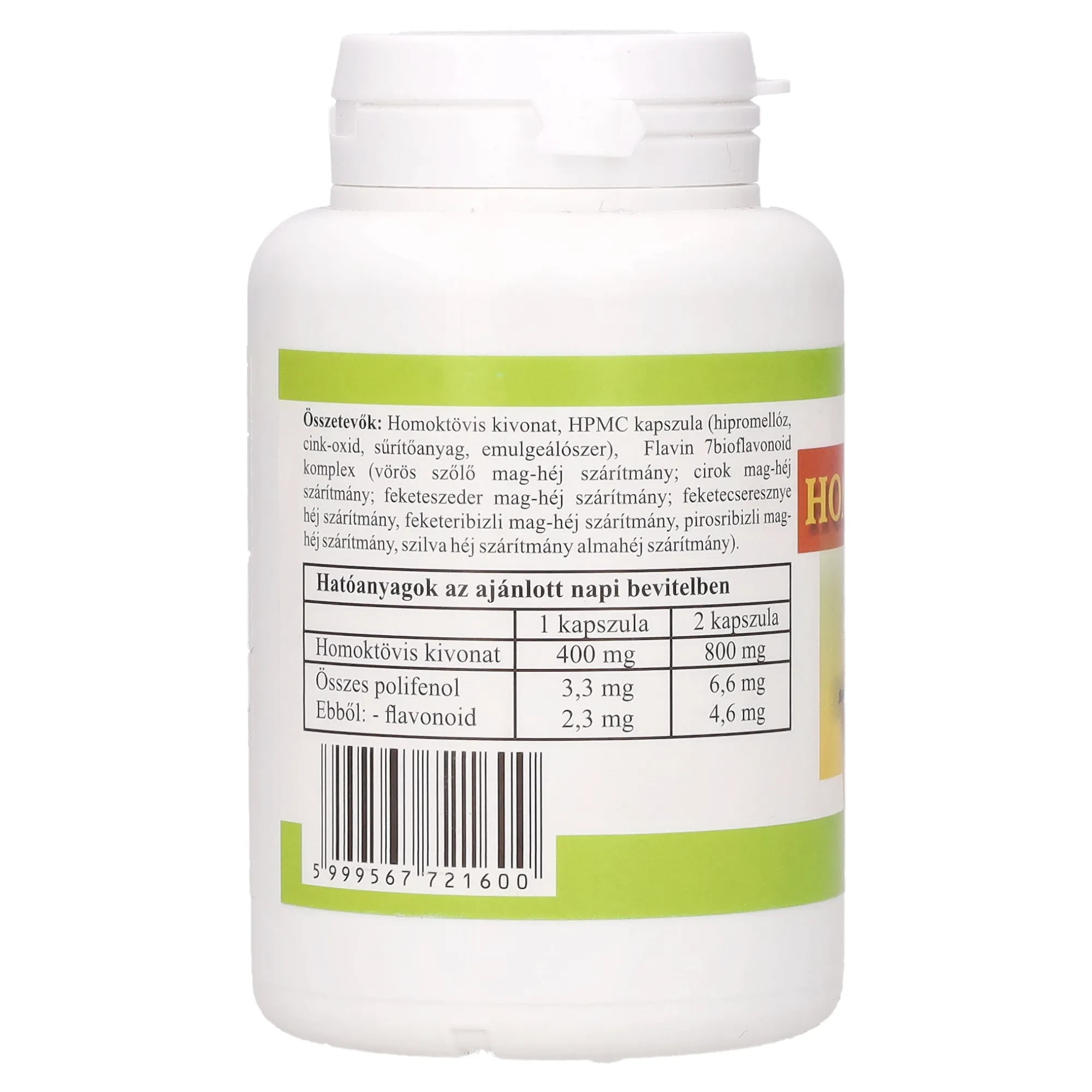 Flavin Homoktövis kapszula 100db
