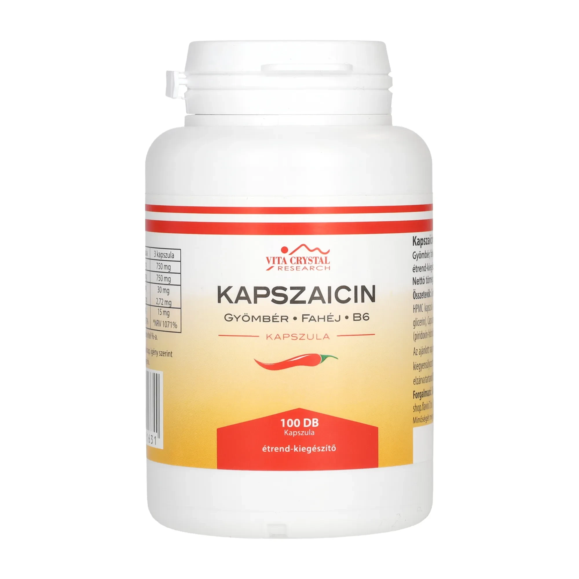 Kapszaicin 100db kapszula