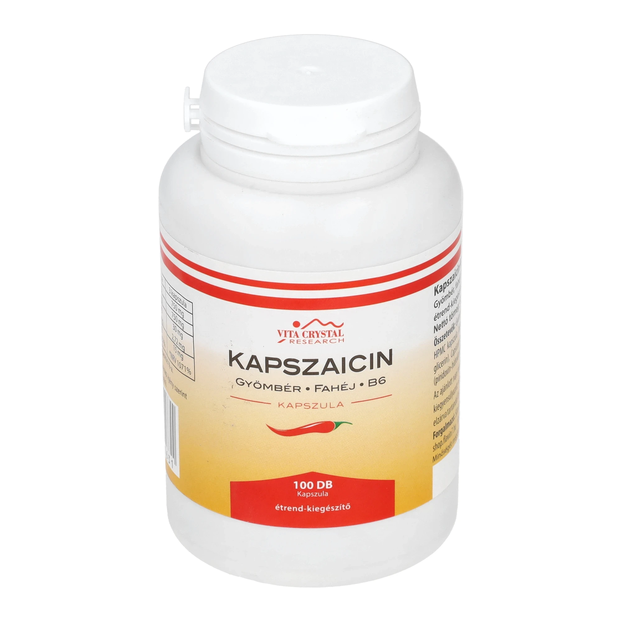 Kapszaicin 100db kapszula