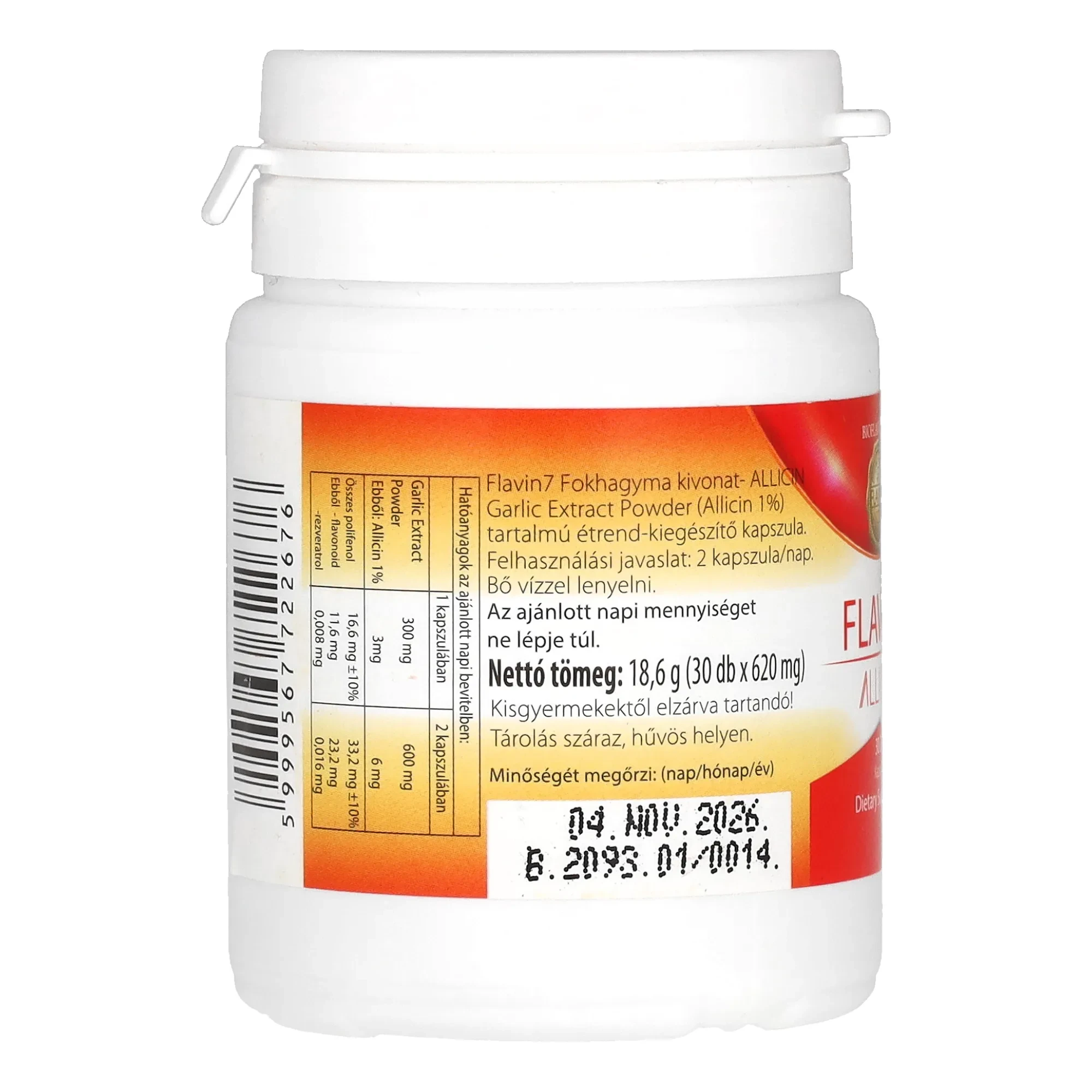 Flavin Allicin kapszula 30db
