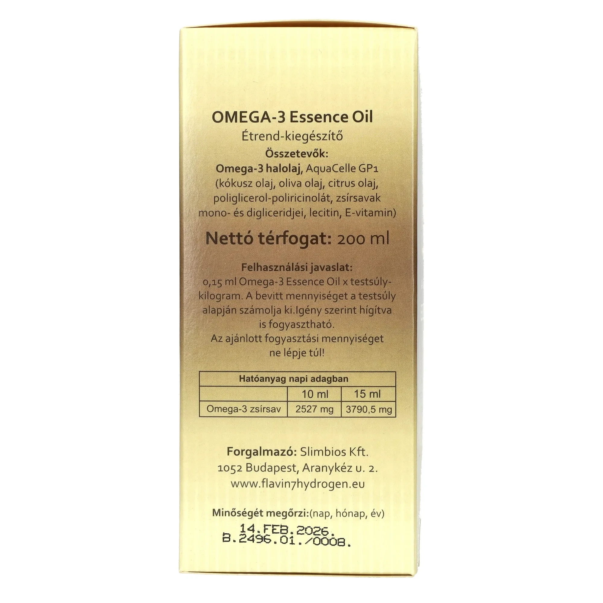 Vita Crystal Omega 3 Essence oil 200ml