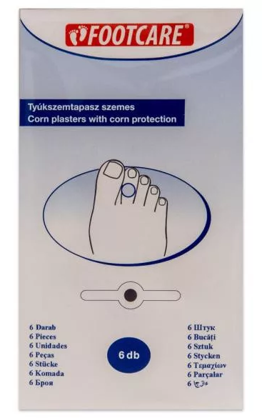 Footcare tyúkszemtapasz szemes 6 db