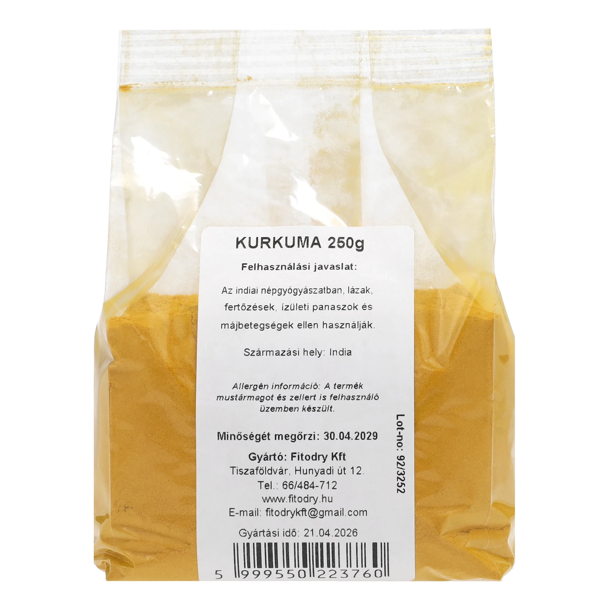 Fitodry Kurkuma 250g