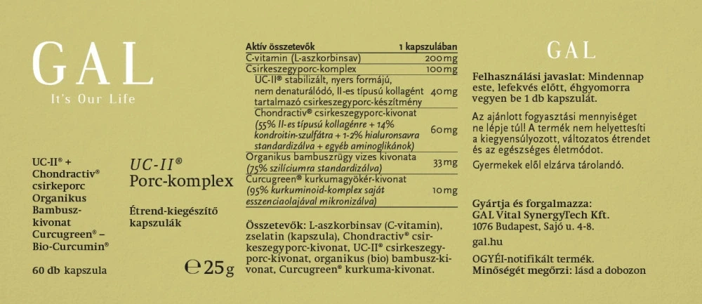 GAL UC-II Porc-komplex 60db