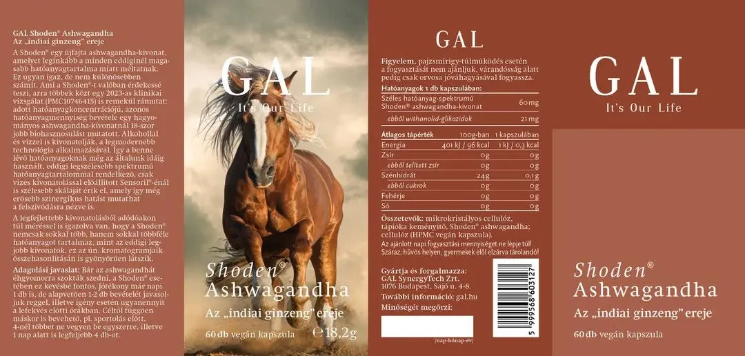 GAL Shoden Ashwagandha kapszula 60 db