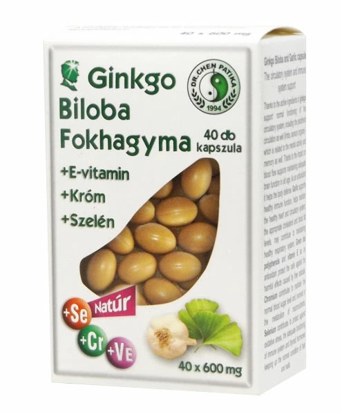 Dr. Chen Ginkgo Biloba Fokhagyma 40db 600mg