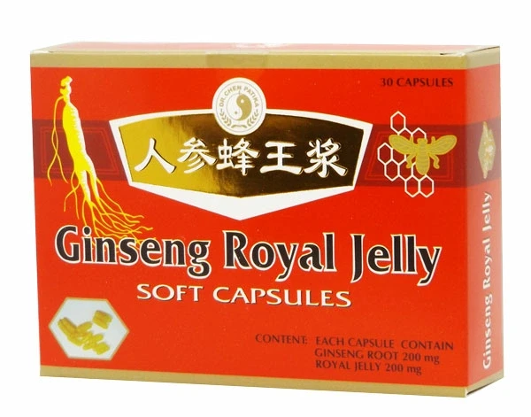 Ginseng Royal Jelly lágyzselatin 30 db kapszula (Dr.Chen)
