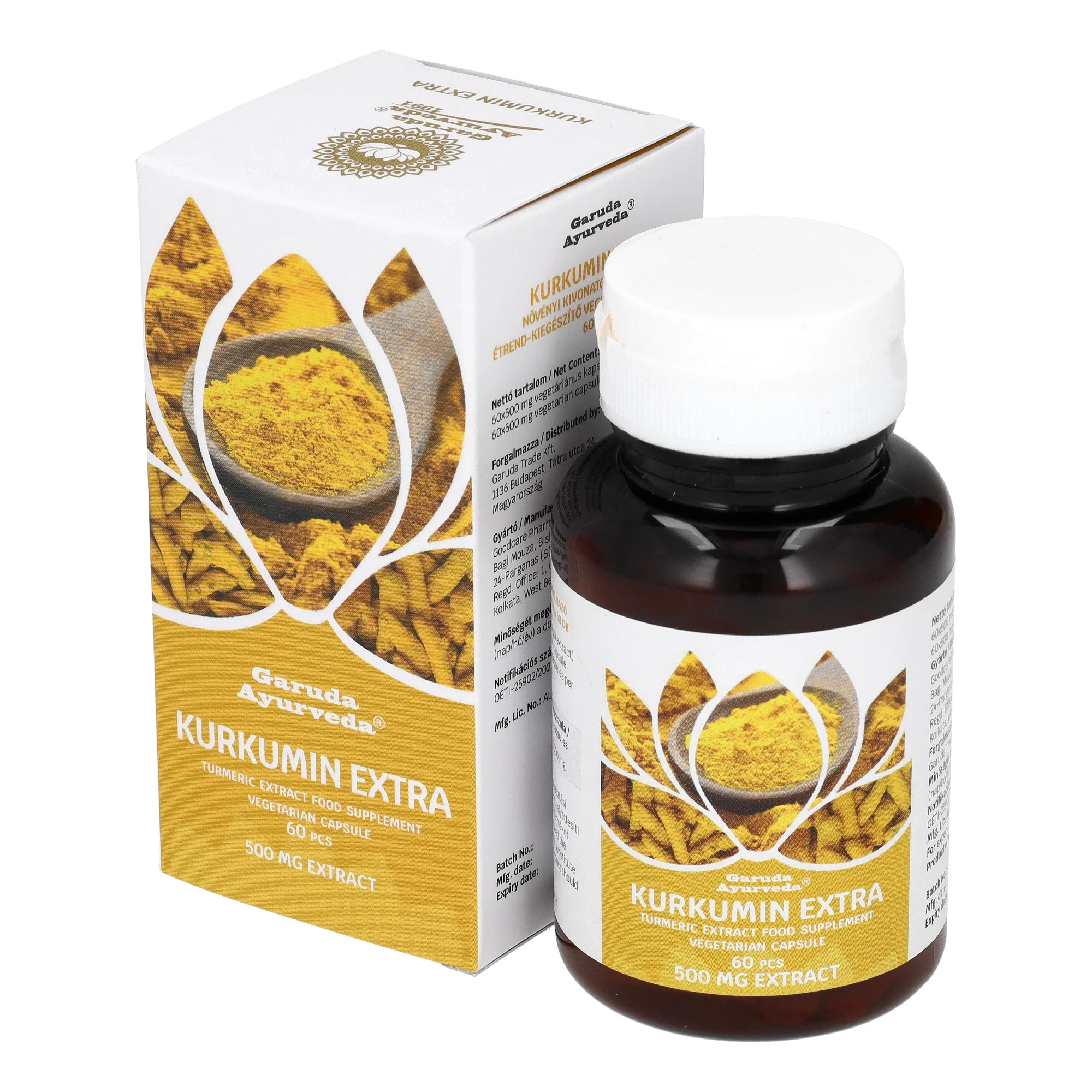 Garuda Ayurveda Kurkumin Extra 60 db