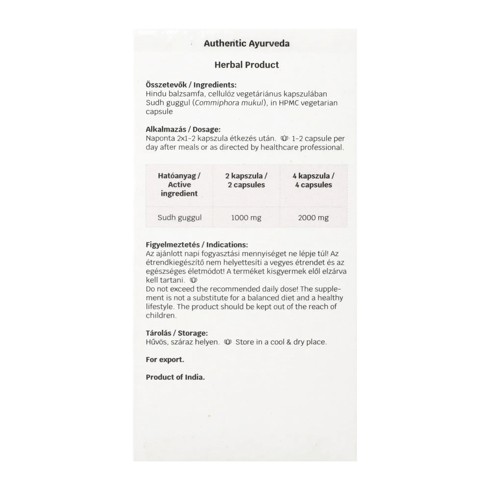 Garuda Guggul GoodCare 60db