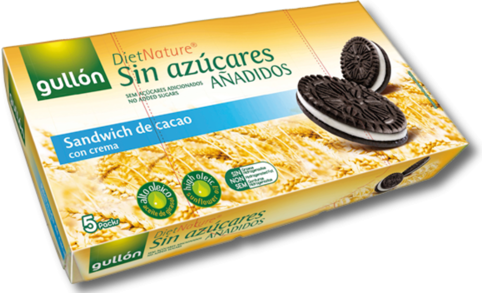 Gullon Kakaós keksz krém töltelékkel (cuk ment. oreo) 210g