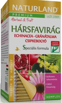 NL Prémium hársfavirág echinacea gránátalma csipkebogyó tea 20x1,2g