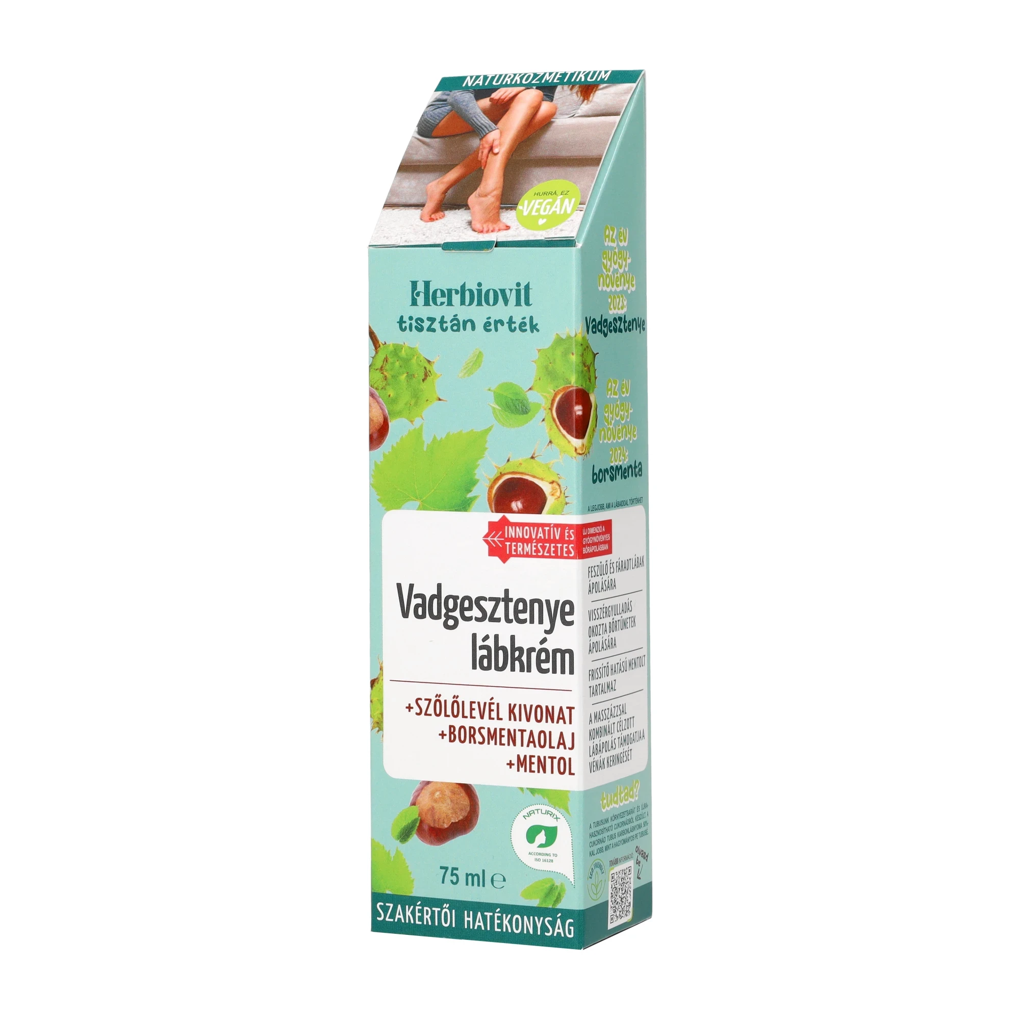 Herbiovit Vadgesztenyés lábkrém 75ml
