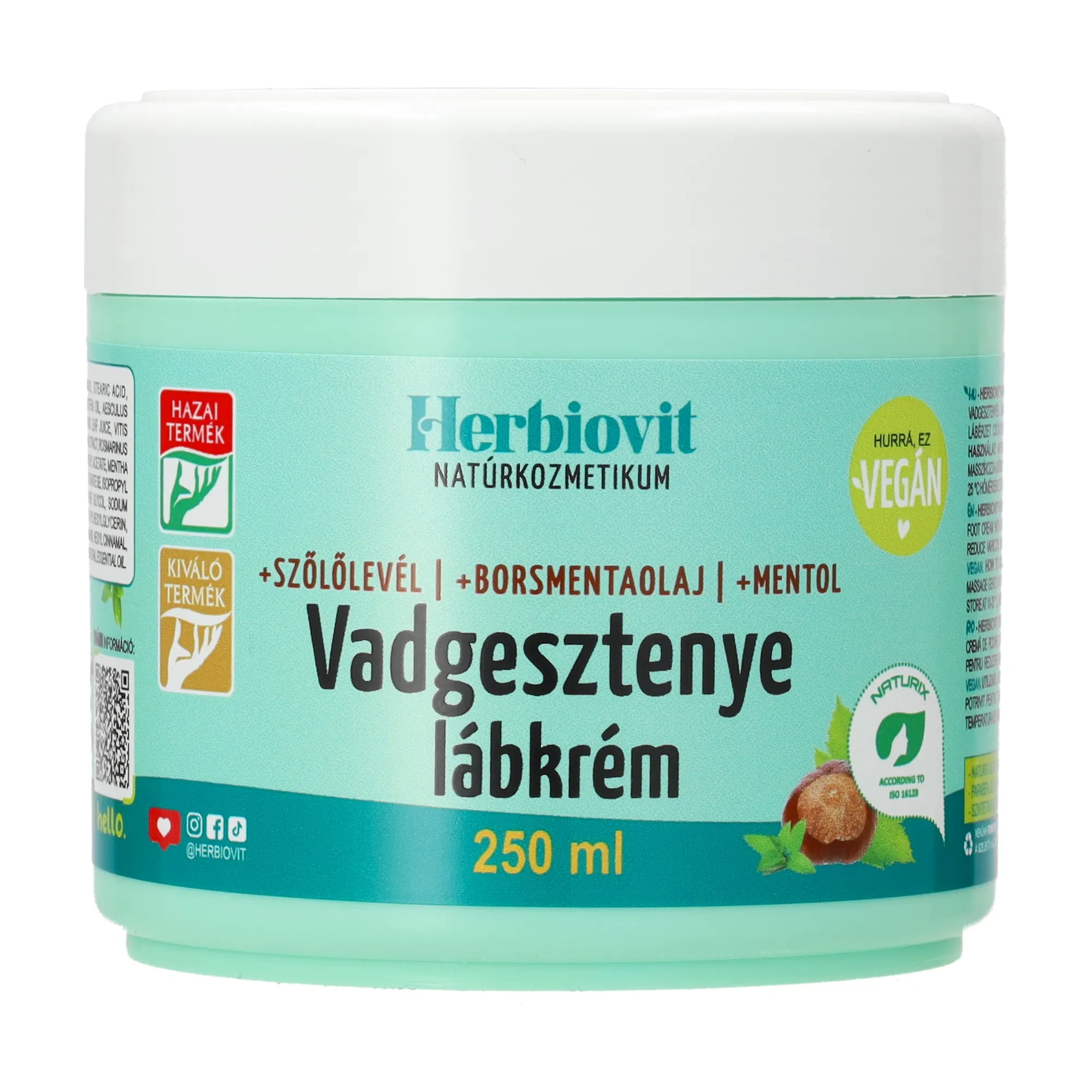 Herbiovit Vadgesztenyés lábkrém 250 ml