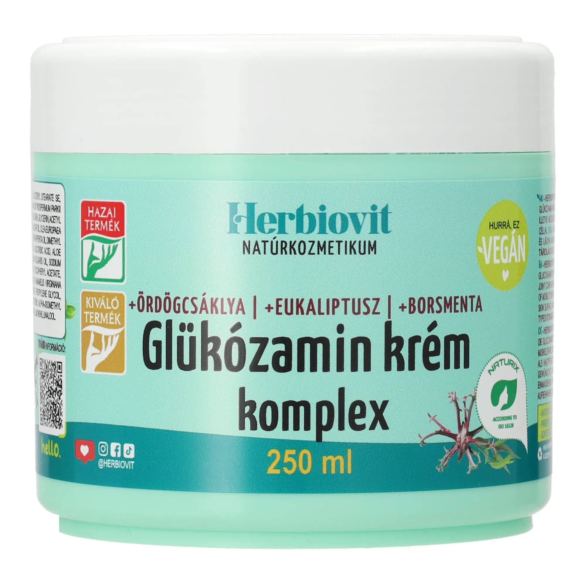 Herbiovit Glükózamin krém komplex 250ml