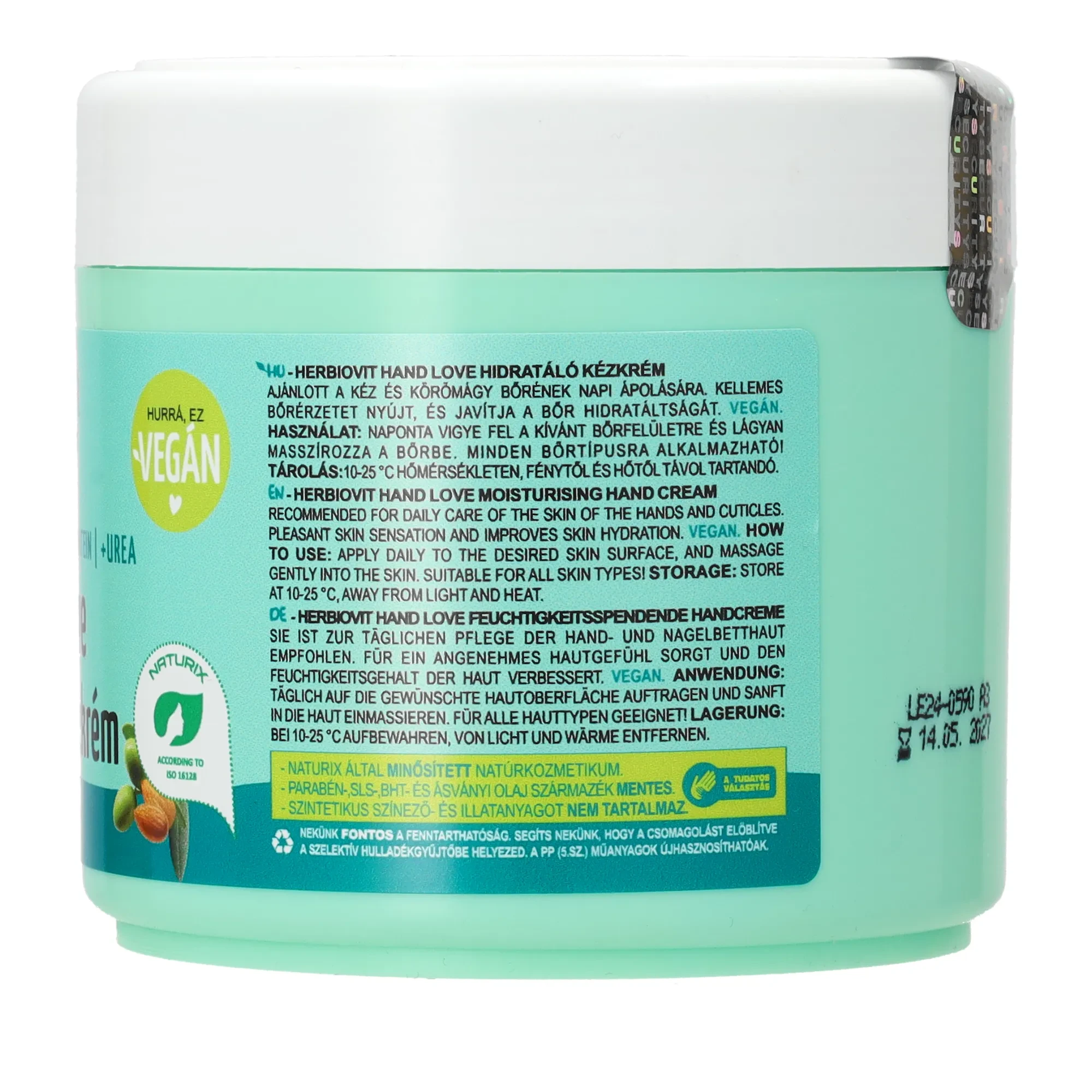 Herbiovit Hand Love hidratáló kézkrém 250ml