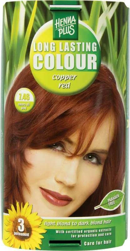 HennaPlus 1db 7.46 rézvörös hajfesték