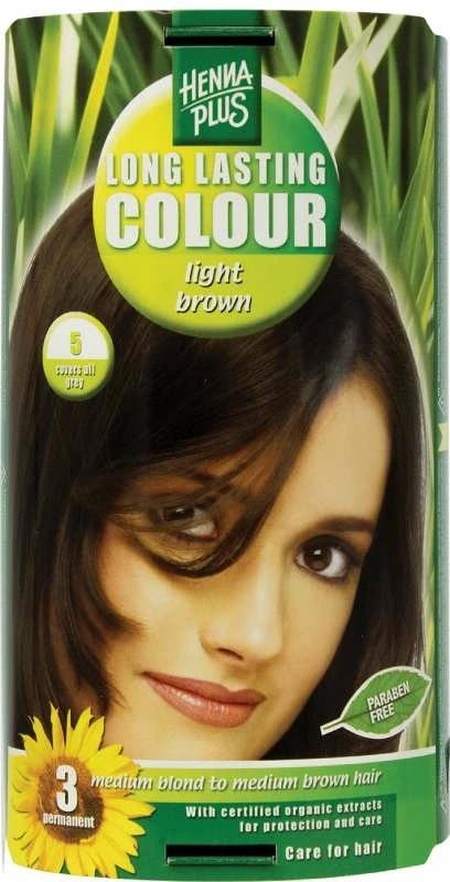 HennaPlus 1db 5 világos barna hajfesték