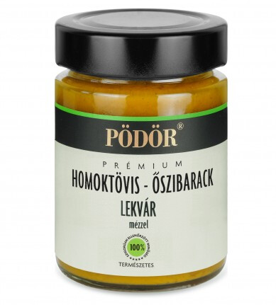 Pödör Homoktövis-őszibarack lekvár mézzel 180 g