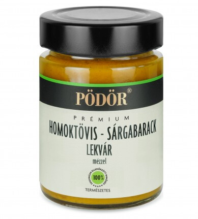 Pödör Homoktövis-sárgabarack lekvár mézzel 180 g