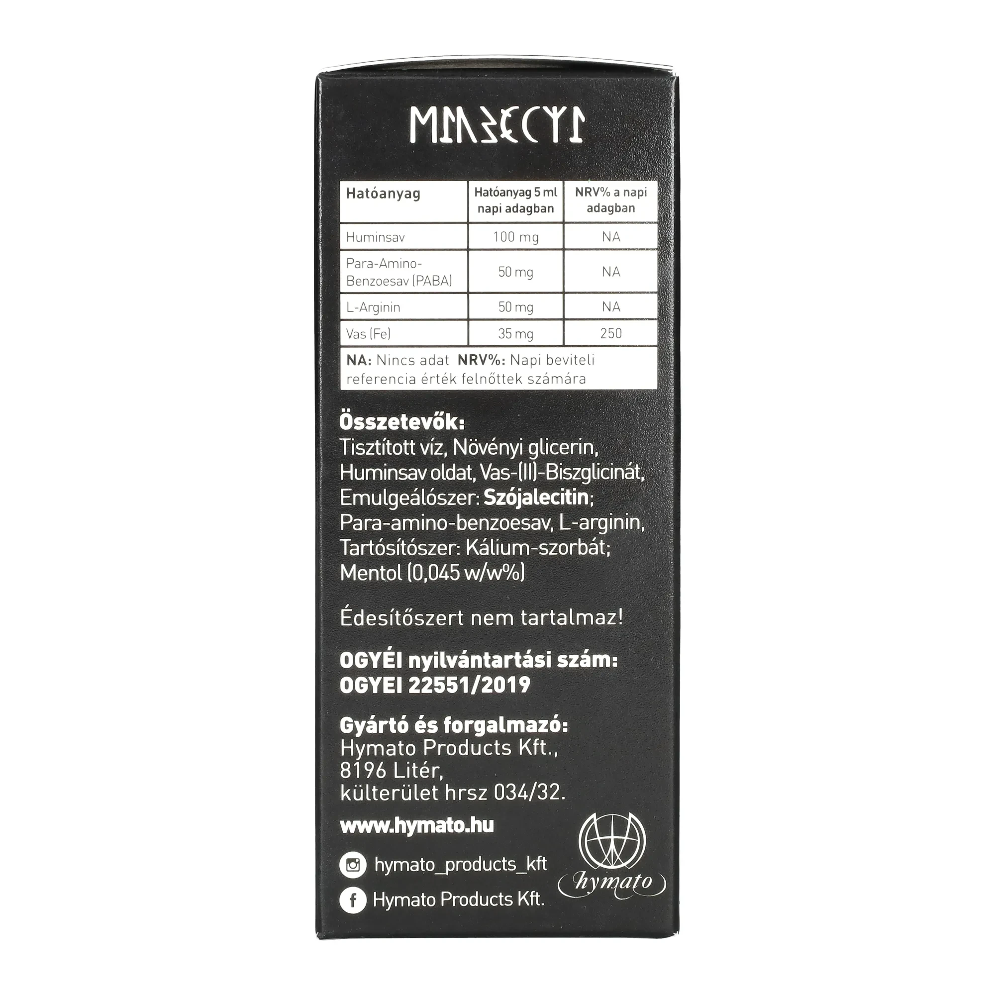 VasMenta szirup 150ml