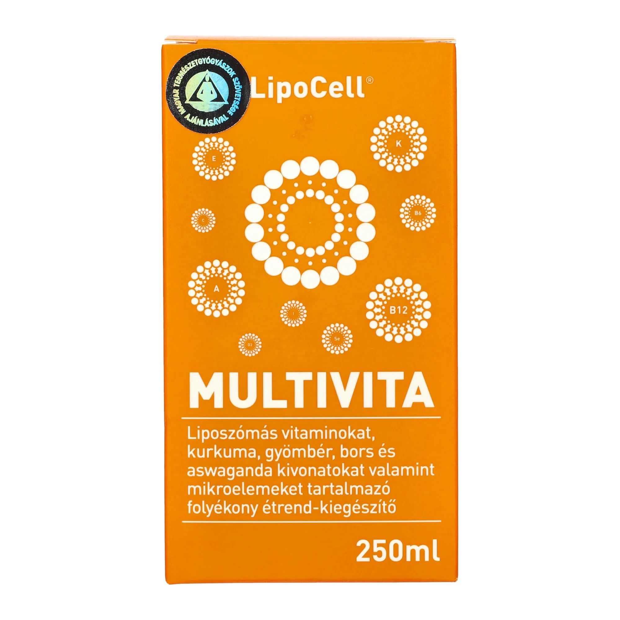 LIPOCELL Multivita liposzómás étrend kiegészítő 250 ml