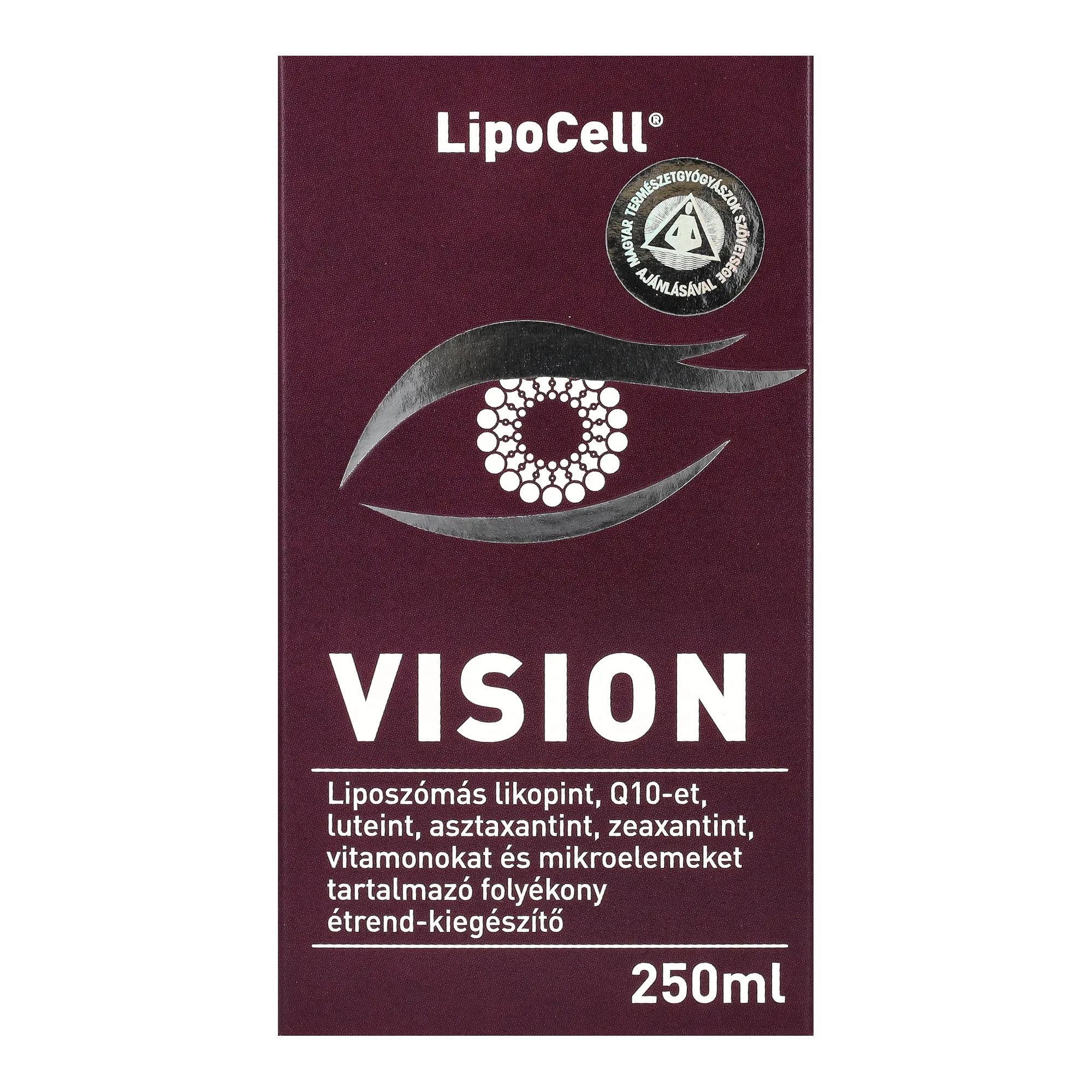 LipoCell Vision liposzómás étrend-kiegészítő 250ml 50 adag