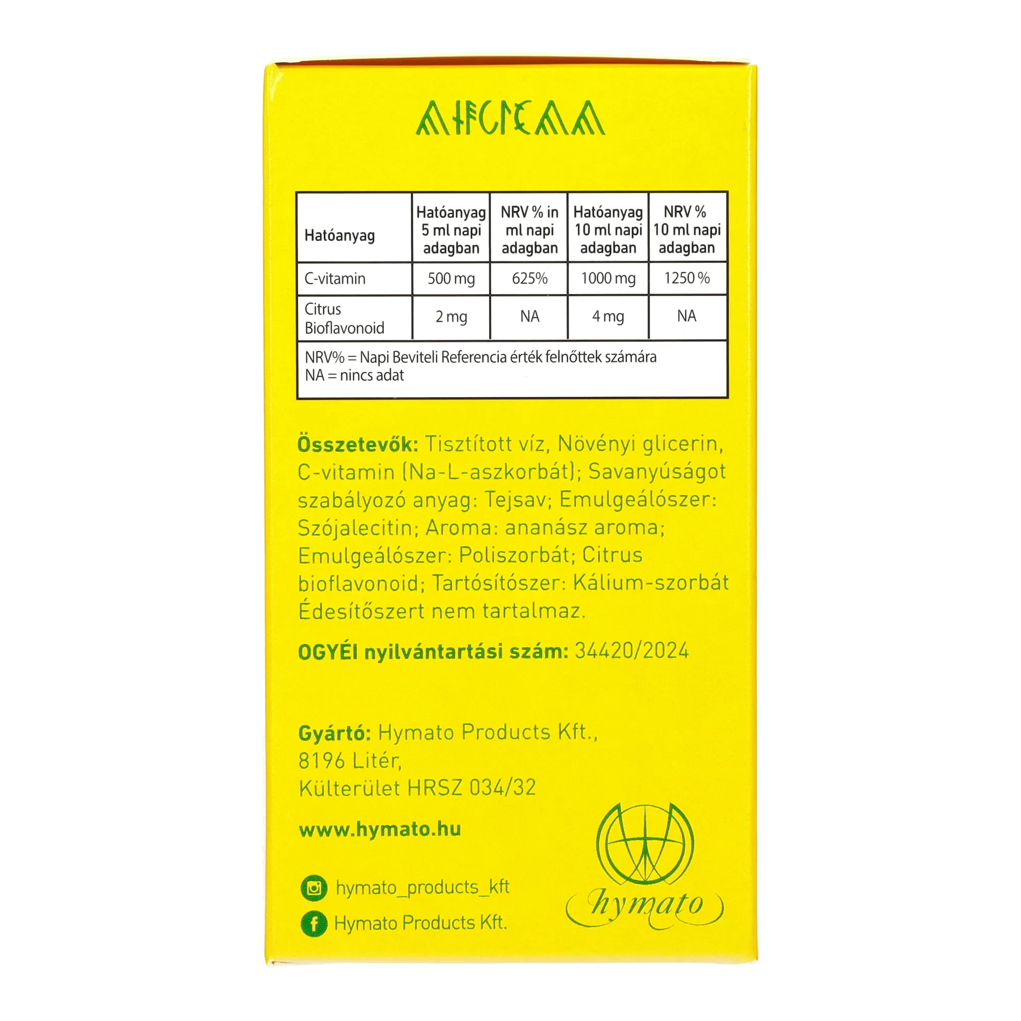LipoCell C-Vitamin ananász ízesítéssel 250ml