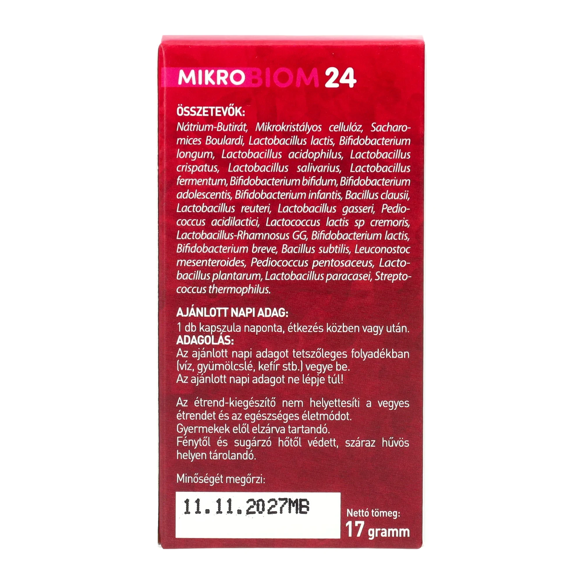 MikroBiom 24 kapszula 30db