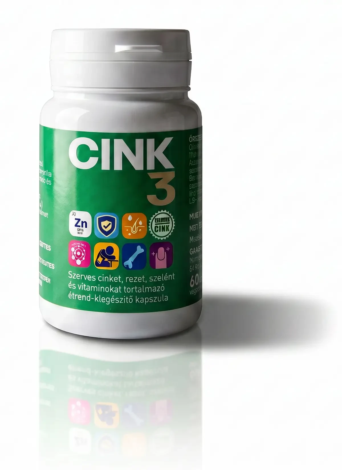 Hymato Cink3 Étrend-kiegészítő Kapszula 60 db