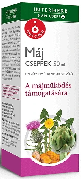 Interherb Napi Csepp Máj cseppek 50 ml