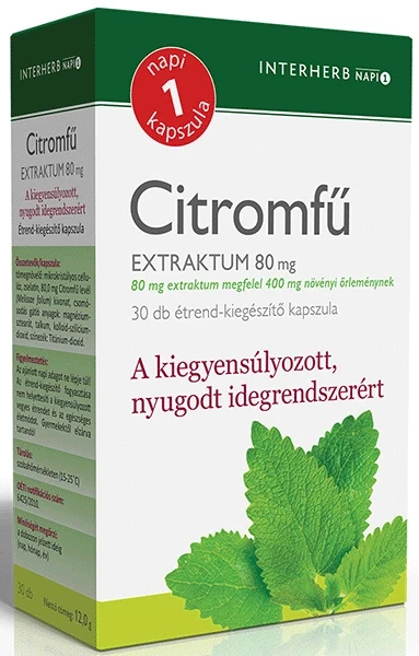Interherb NAPI1 Citromfű Extraktum 30 db