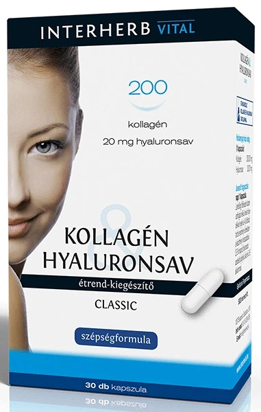 INTERHERB VITAL Kollagén & Hyaluronsav Classic kapszula 30db