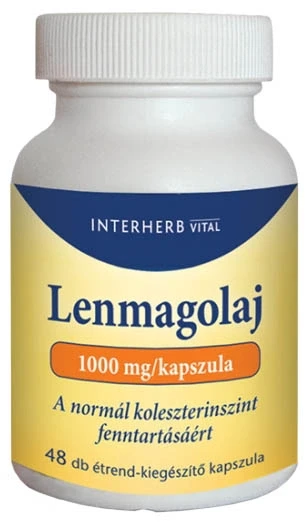 Interherb VITAL Lenmagolaj kapszula 48 db