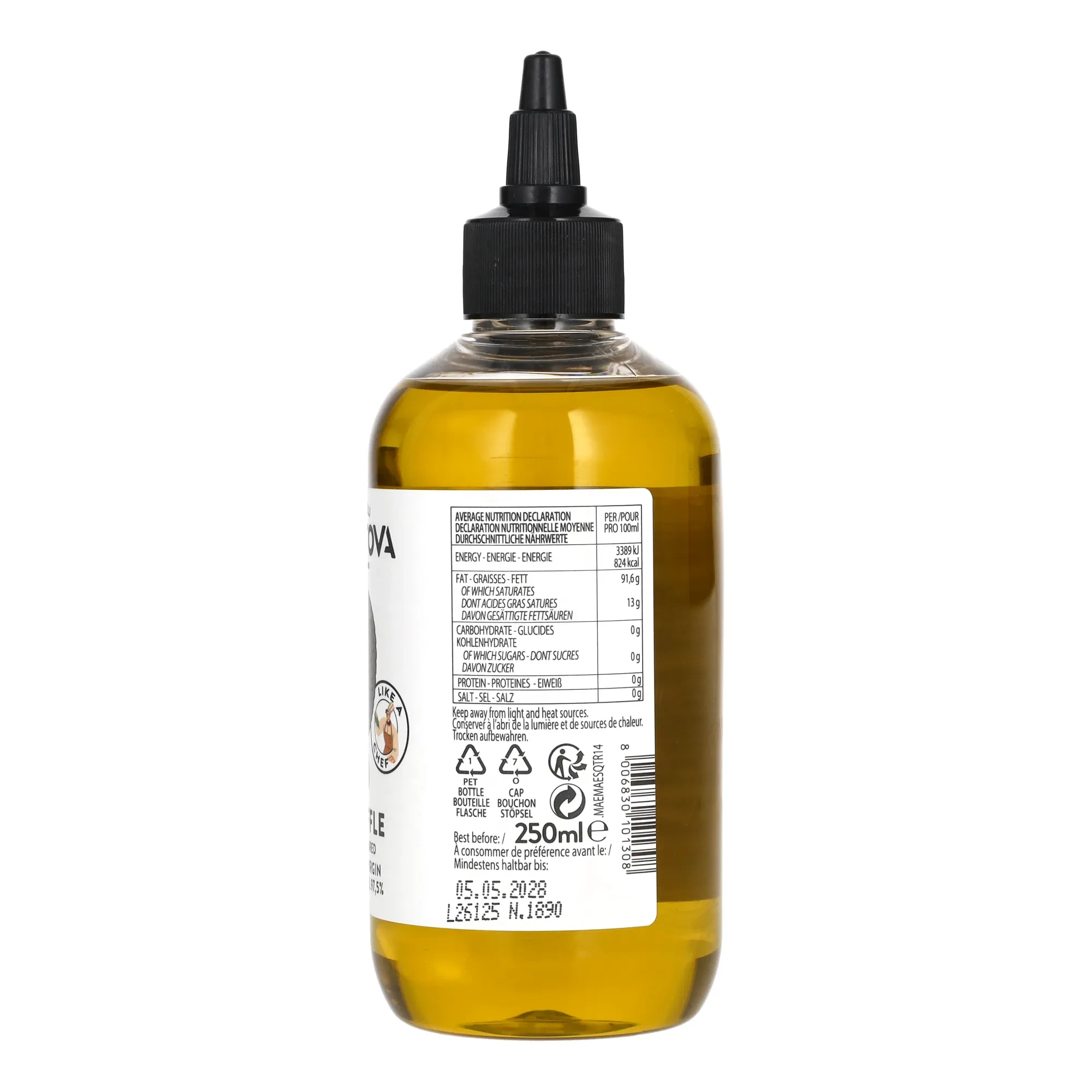 Mantova szarasgomba ízesítésű extra szűz olivaolaj csavaros adagolókupakkal 250 ml